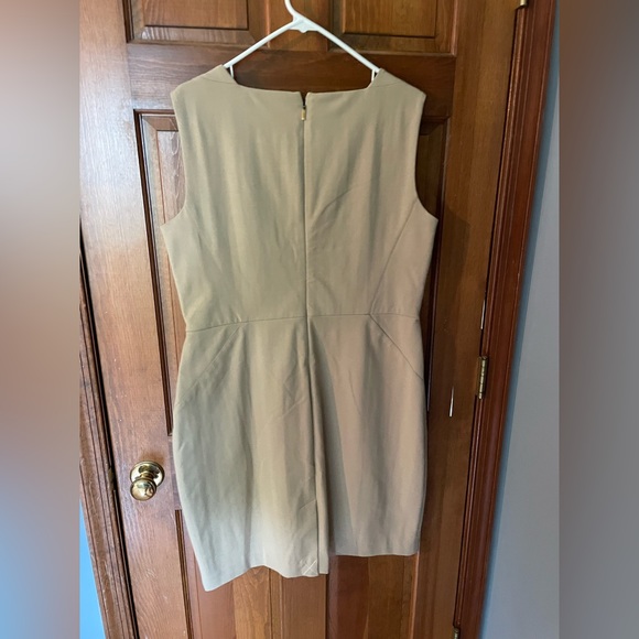 Tan sleeveless dress from Talbots. Size 16. - Picture 2 of 4